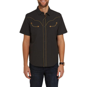 Men's Howler Brothers Broncbuster Button Up Shirt Medium A Black
