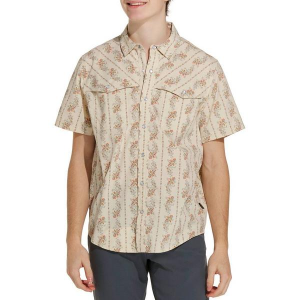 Men's Howler Brothers Open Country Tech Snap Button Up Shirt 2XLarge Natural