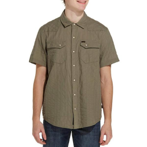 Men's Howler Brothers H Bar Text Snap Button Up Shirt 2XLarge Cadet