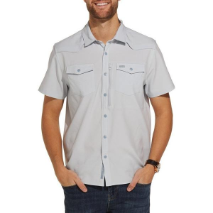 Men's Howler Brothers Emerger Snap Button Up Shirt Large Cloud