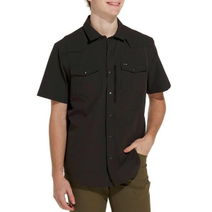 Men's Howler Brothers Emerger Tech Button Up Shirt 2XLarge Black