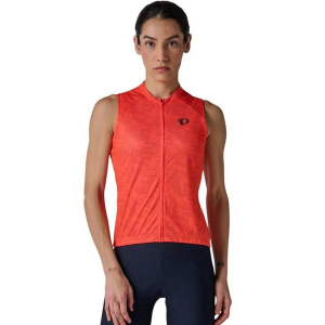 Women's PEARL iZUMi Attack Sleeveless Cycling Shirt Small Fiery Coral Waverock