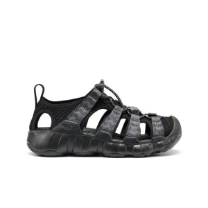 KEEN Hyperport H2 Closed Toe Sandals Big Kids' 1 Black/Steel Grey