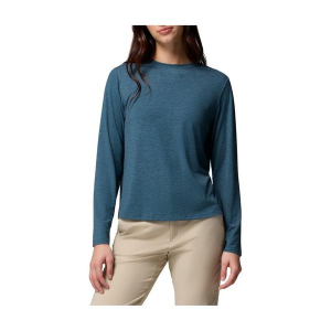 Women's Columbia CSC Soft Stretch Long Sleeve T-Shirt XLarge Everblue Heather
