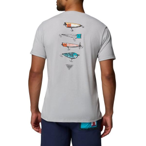 Men's Columbia PFG Lure Lineup T-Shirt XLarge Cool Grey Heather