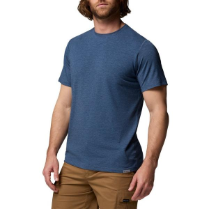 Men's Columbia CSC Soft Stretch T-Shirt Large Dark Mountain Heather