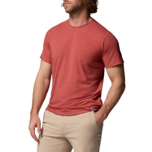 Men's Columbia CSC Soft Stretch T-Shirt XLarge Washed Red Heawther