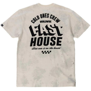 Men's FASTHOUSE Cold Ones T-Shirt XLarge Cloud Crystal Wash