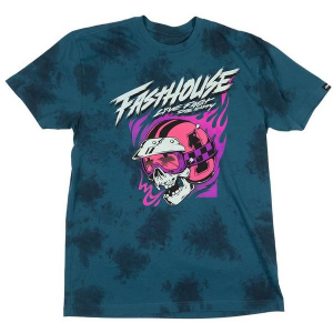 Men's FASTHOUSE Destroyer T-Shirt XLarge Indigo