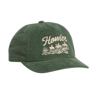 Men's Howler Brothers Posse Standard Snapback Hat One Size Forest Corduroy