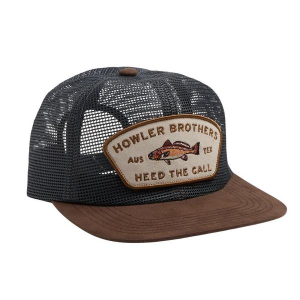Men's Howler Brothers Redfish Feestore Snapback Hat One Size Brown/Grey