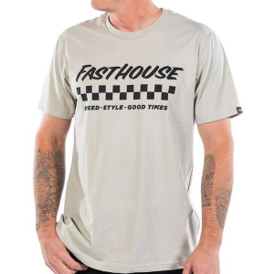 Men's FASTHOUSE Apex T-Shirt Medium Light Grey
