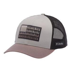 Columbia Tree Flag Mesh Snapback Hat One Size Flint Grey/Iron Shark