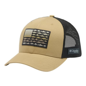 Columbia PFG Fish Flag Mesh Snapback Hat One Size Beach