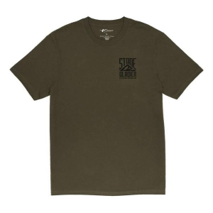 Men's Stone Glacier Lockup Mountain T-Shirt  Army Green