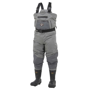 Men's Frogg Toggs SteelHeader Reinforced Nylon Insulated BF Felt Waders Adult 7 Slate/Gray