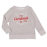 Soft As A Grape Girls' St. Louis Cardinals Melange Pops Crew