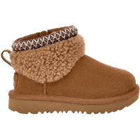 UGG Classic Ultra Mini Maxi Curly Boots Casual Toddler 11T Chestnut