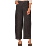 Women's Democracy "Ab"solution Relaxed Fit Barrel Jeans Black 12 27