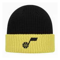 Kids' Utah Jazz New Era Waffle Beanie One Size Black