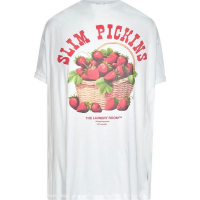 Women's The Laundry Room Slim Pickins T-Shirt Small White