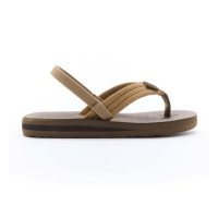Quiksilver Carver Suede Flip Flop Sandals Toddler 10T Tan/Brown