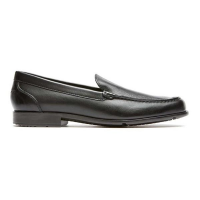 Men's Rockport Classic Venetian Loafers Wide 10 Black Leather