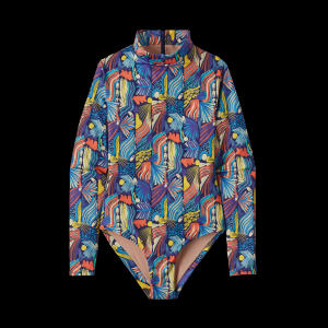 Long-Sleeved Swell Seeker One-Piece Swimsuit - Women