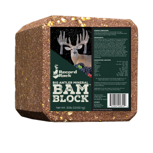 Record Rack Big Antler Mineral Block Deer Feed | Size 30 lbs