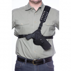Diamond D Denali Revolver Chest Holster in Black | Size 3" Revolver