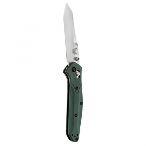 Benchmade Osborne AXIS Folding Knife Green Anodized Aluminum Handle