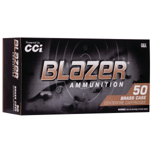 CCI Blazer Brass .45 ACP 230-Grain FMJ Ammo 50 Rounds