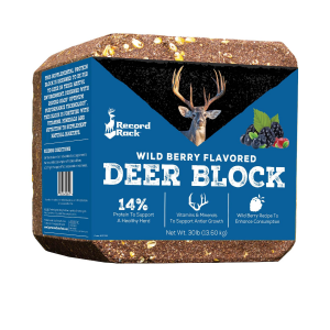Record Rack Wild Berry Flavored Deer Block | Size 30 lbs