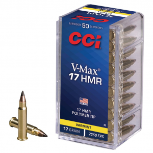 CCI Varmint .17 HMR 17 Grain V-Max Ammo 50 Rounds