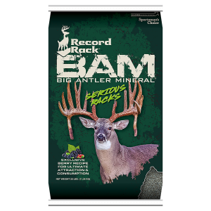 Sportsman's Choice Record Rack BAM Big Antler Mineral Deer Feed | Size 25 lbs