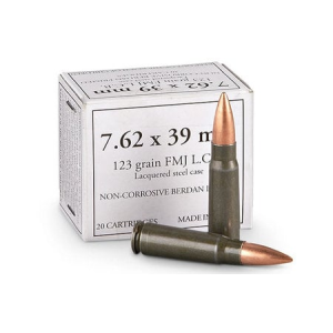 Wolf Ammo 7.62X39 123 GR FMJ STEEL CASE 1000 ROUNDS