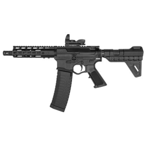 American Tactical OMNI Hybrid 5.56mm AR15 Pistol with 60-Round Magazine and Duo+Sight Reflex Optic