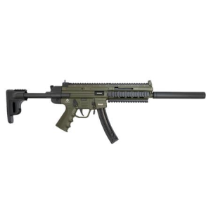 GSG GSG-16 22LR Carbine with Faux Suppressor and OD Green Finish