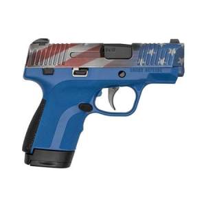 Honor Defense Honor Guard 9mm Sub-Compact Pistol with Blue Frame and USA Cerakote Slide