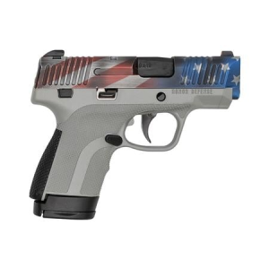 Honor Defense Honor Guard 9mm Sub-Compact Pistol with Gray Frame and USA Cerakote Slide