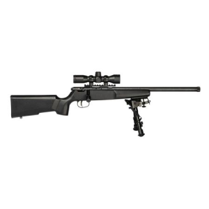 Savage Rascal Target XP 22LR Bolt Action Rimfire Rifle with Scope and Bi-Pod