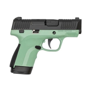 Honor Defense Honor Guard 9mm Sub-Compact Pistol with Turquoise Grip Frame
