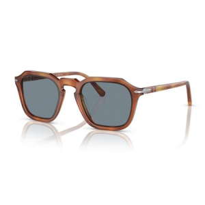 Persol PO3292S Sunglasses with Terra Di Siena Frames and Light Blue Lenses