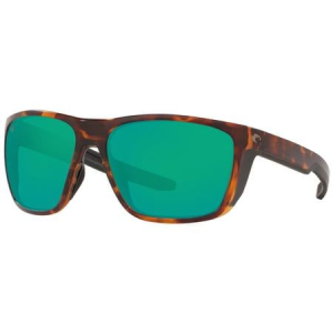 Costa Del Mar Ferg with Matte Tortoise Frame and Green Mirror Lenses