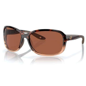 Costa Del Mar Seadrift Sunglasses with Shiny Tortoise Fade Frame and Copper Polarized Lenses