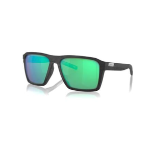 Costa Del Mar Antille Sunglasses with Black Frame and Green Mirror Lenses