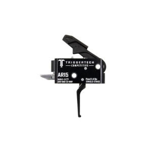 Triggertech AR-15 Competitive Black Straight Flat Single-Stage Trigger