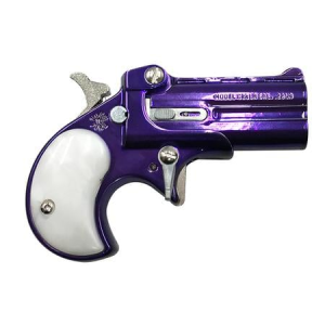 Cobra Enterprise Inc .22LR Derringer with Purple Jewel Tone Finish and Pearl Grips