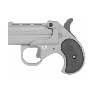 Cobra Enterprise Inc 22 WMR Big Bore Derringer Guardian Package with Satin Finish and Black Grips
