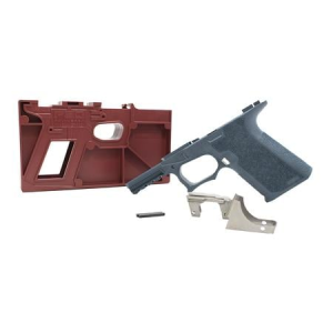 Polymer80 PF940c 80 Percent Compact Pistol Frame Kit for Glock 19/23 (Blue Titanium)